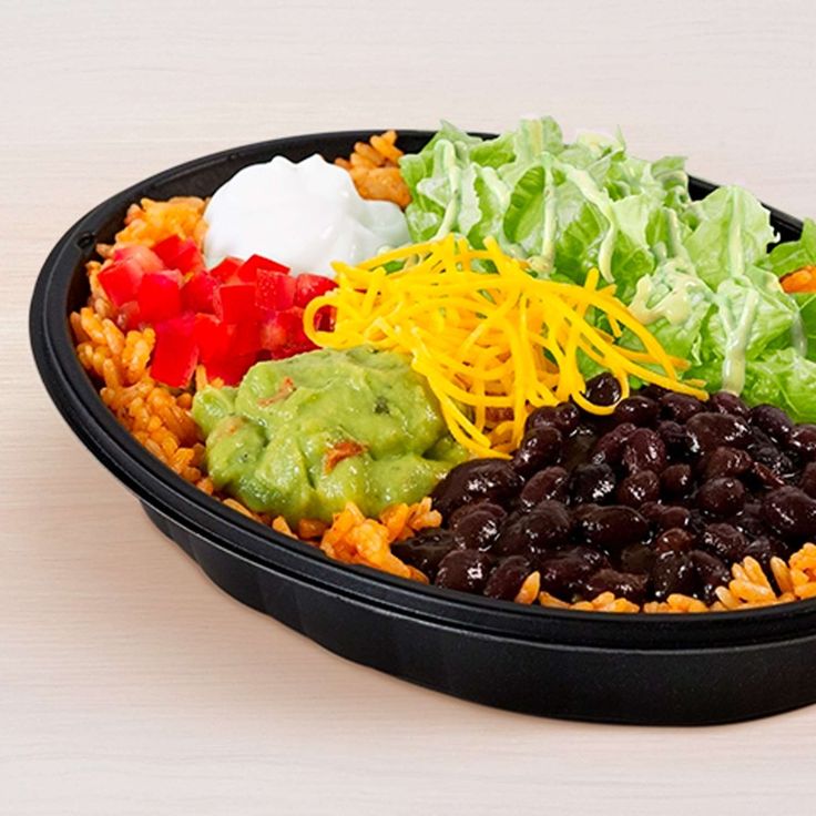 Taco Bell Snacks & Sweets Menu 4 Black Beans and Rice