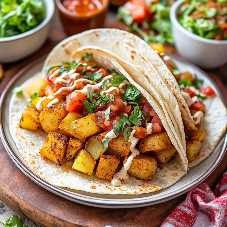 Spicy Potato Soft Taco